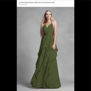 Olive Green Bridesmaid Dress from David’s Bridal